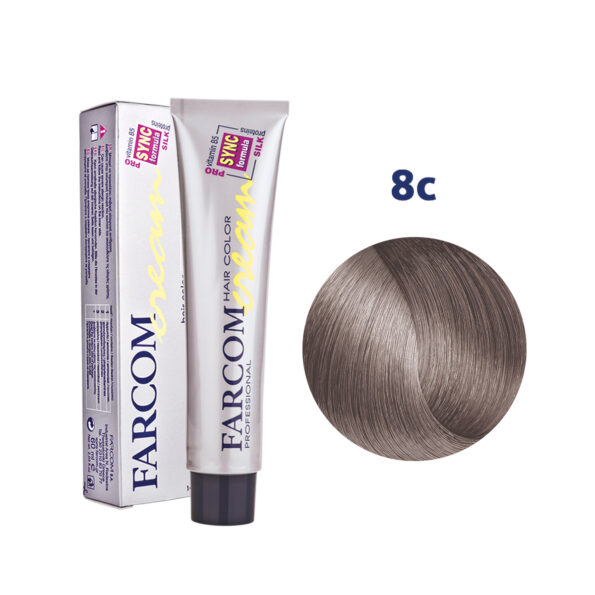 Farcom Hair Color Cream No.8C 1