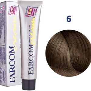 Farcom-Hair-Color-Cream-Βαφή-Μαλλιών-60ml-Ν6-Ξανθό-Σκούρο