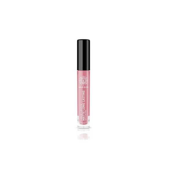 Garden Liquid Lipstick Matte Long Lasting With Aloe Vera Perfect Rose 02 4ml 1