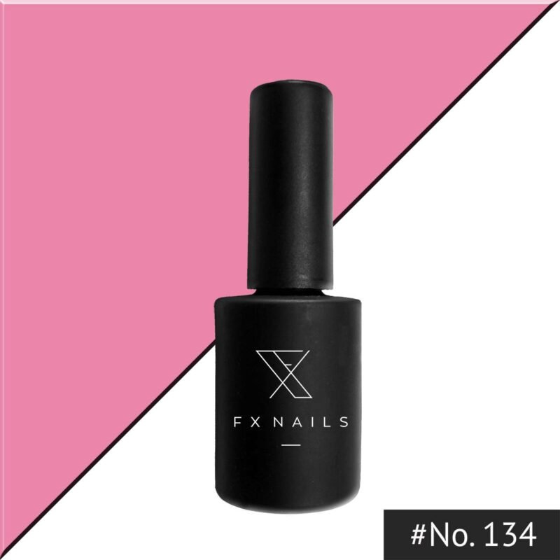 Ημιμόνιμο Βερνίκι AnGel FXnails No134 - Gel Polish 15ml Summer Pink 1