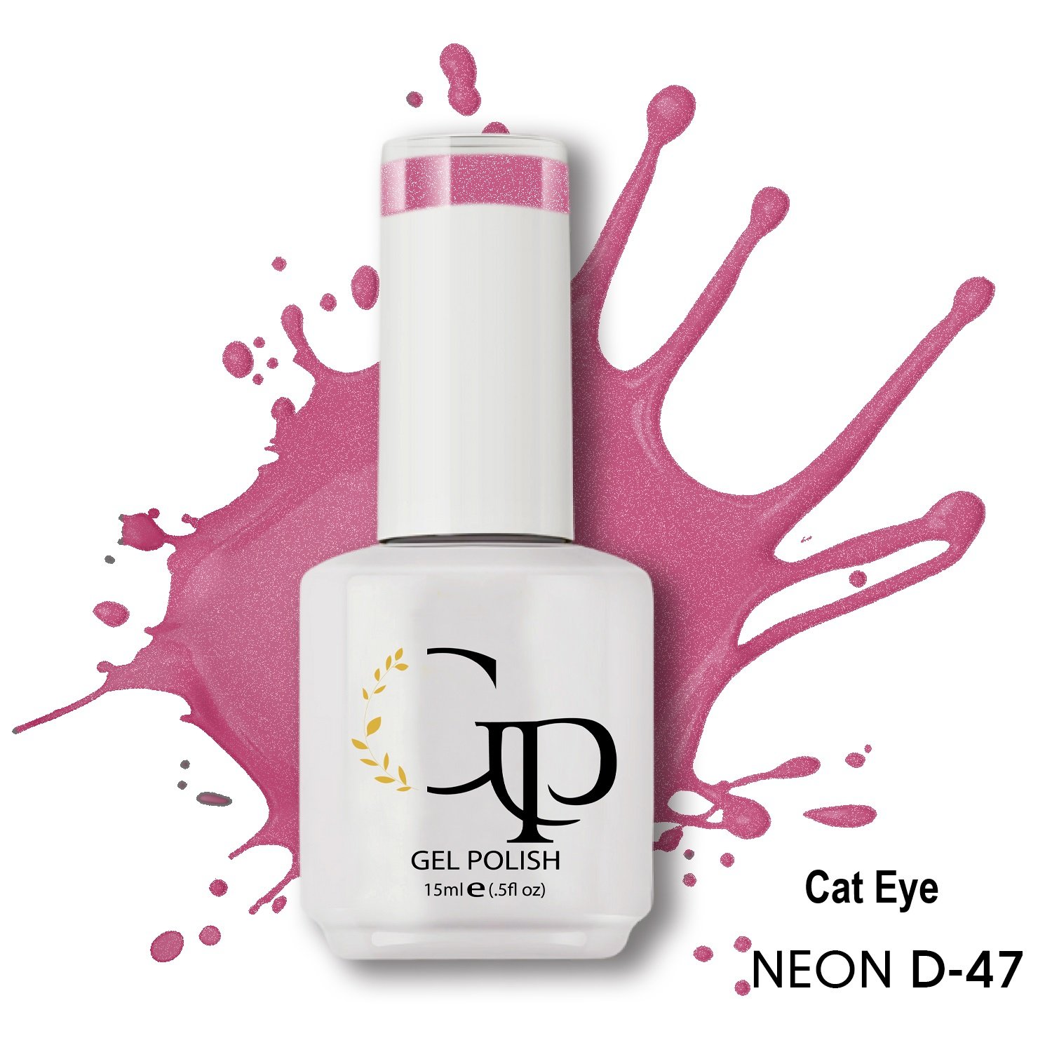 neon-D47_1 Gel Polish GP - Cat Eye Neon D47 - 15ml 1