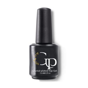 Gel Polish Top Coat  GP Gel Passion - Crystal Plated Top Coat  - 15ml